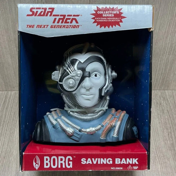 Star Trek The Next Generation: Borg Collector's Series Saving Bank-Thinkway Toys - Picture 1 of 8